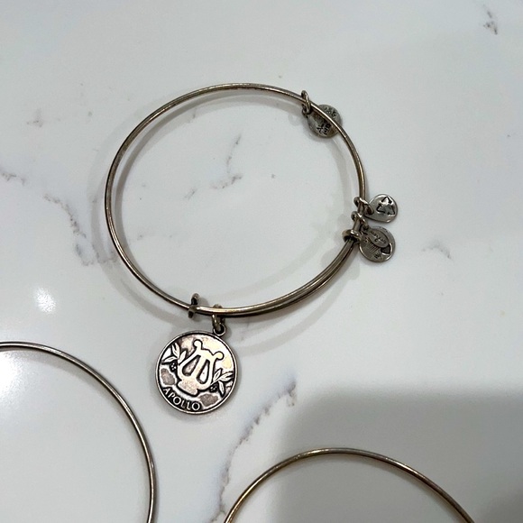 Alex and Ani silver adjustable bracelets. Sold as a set. - Picture 4 of 4